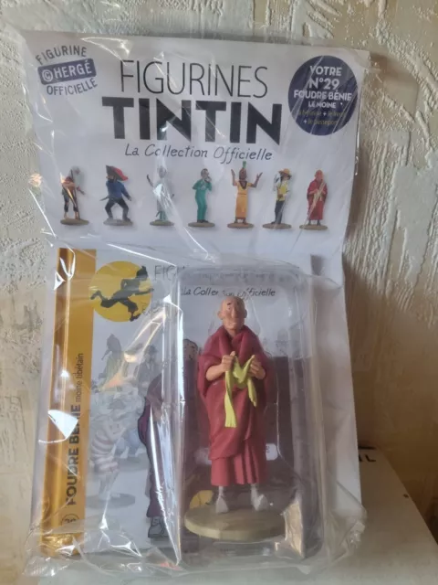 Figurine TINTIN : Collection officielle N°29 FOUDRE BENIE LE MOINE