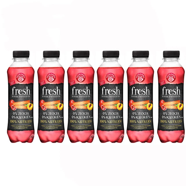 Teiera fresca melograno pesca vero tè alla frutta confezione da 6 ml