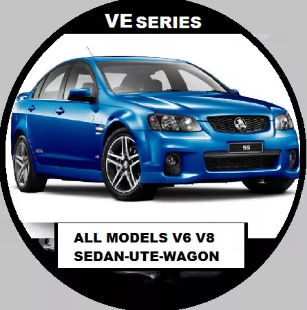 HOLDN VE COMMODORE CALAIS OMEGA HSV series 1  SEDAN-WAGON-UTE WORKSHOP MANUAL CD