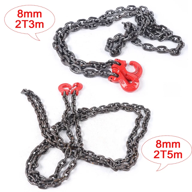 Kettengehänge 13mm Krankette 1 2 4 Strang Anschlagkette GK8 Sicherheits-Haken