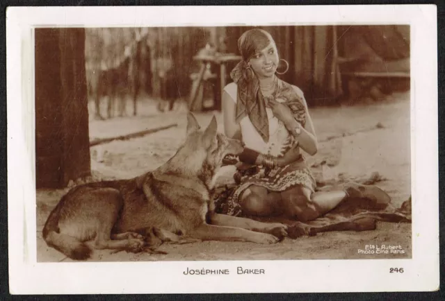 ☆ JOSEPHINE BAKER ☆ 1920er/1930er Jahre Schauspielerin/Tänzerin Postkarte