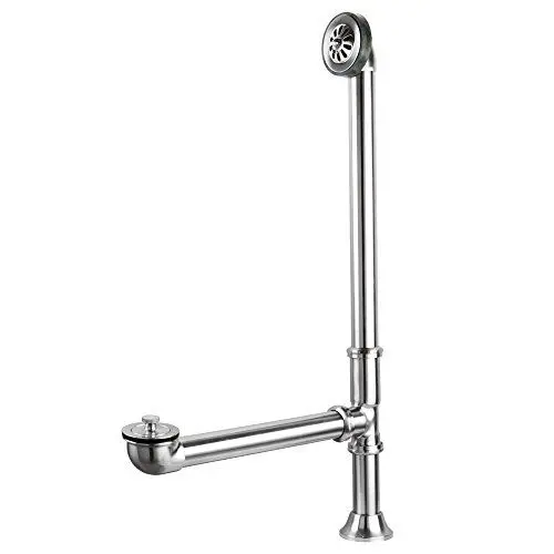 Elements of Design Essentials DS2081 Clawfoot Tub Waste and Polished Chrome