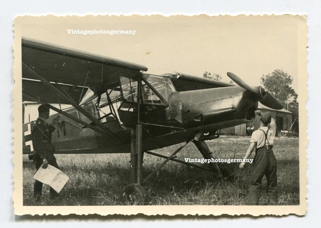 K2316 Foto deutsches Flugzeug Fieseler Fi 156 Storch Kennung ID