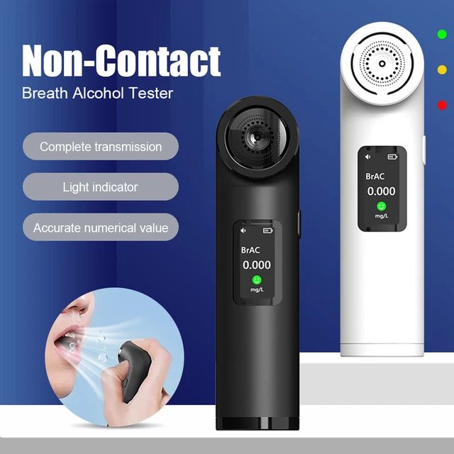 Analizador de alcohol analizador de alcohol LCD profesional detector indicador de 3 colores