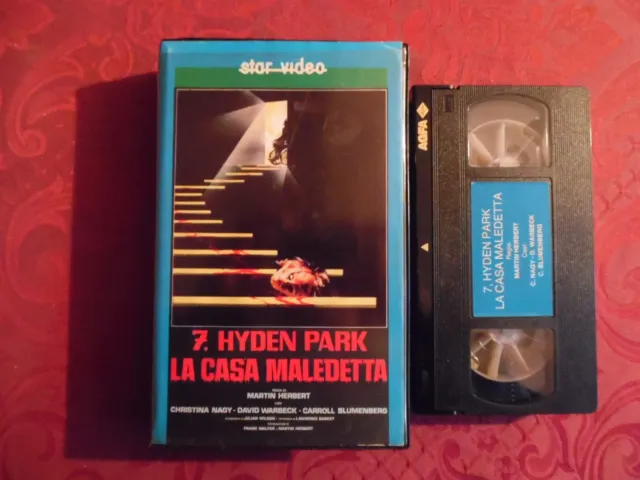 7 Hyden Park la Casa Maledetta (Alberto De Martino) - VHS ed. Star Video rara