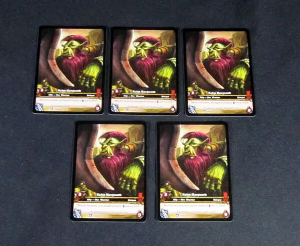 Lot of (5) World of Warcraft WoW TCG Kelm Hargunth Fields of Honor - Ally Epic