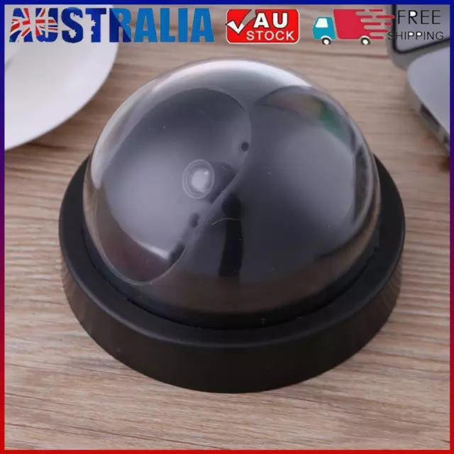 Fake Dummy Simulation Dome Camera Red LED Blinking Light Security Camera *