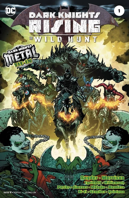 DARK KNIGHTS RISING WILD HUNT 1 1st PRINT FOIL BATMAN WHO LAUGHS NIGHTS METAL
