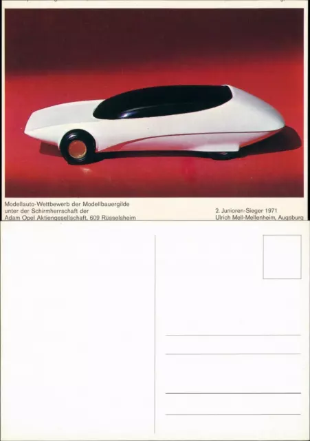 Rüsselsheim  Adam Opel AG Sieger Ulrich Mell-Mellenheim, Augsburg 1971