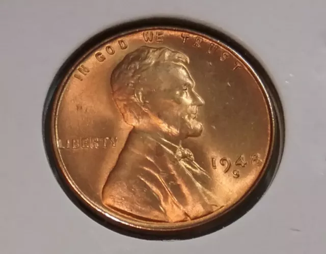 1948 Lincoln Wheat Cent  S - BU - Uncirculated