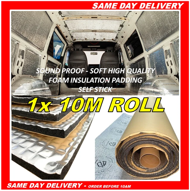 CAMPER VAN INSULATION Foam Soundproof Closed Cell Selfadhesive 7mm x