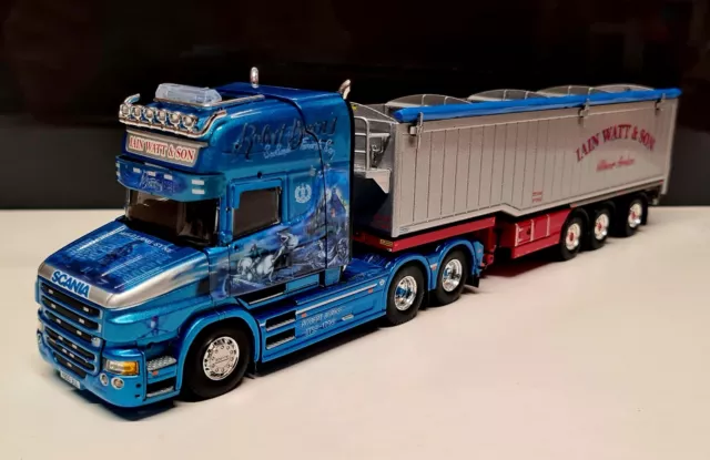 Tekno Iain Watt  Scania T Cab & Tipping Trailer Scale 1:50