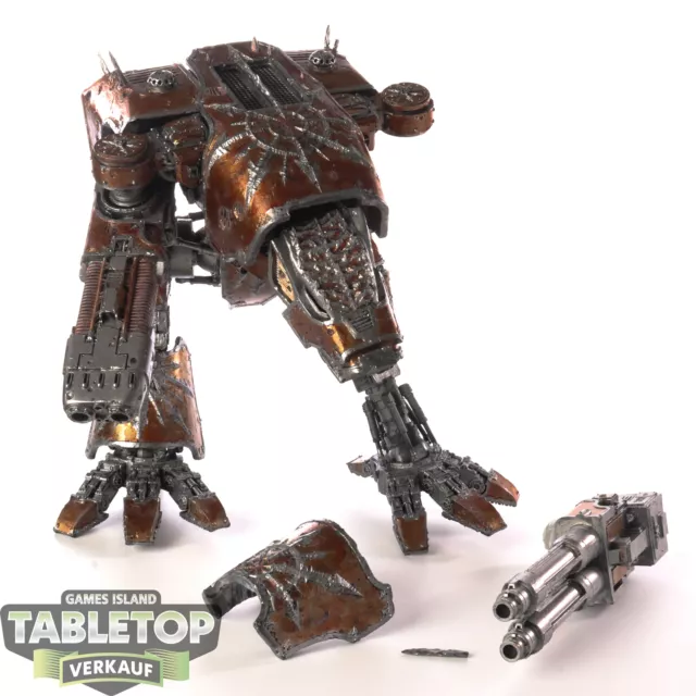 Chaos Knights - Chaos Warhound Scout Titan - bemalt