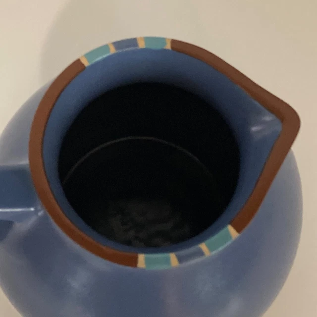 Dansk Portugal Mesa Sky Blue 48 oz Pitcher Discontinued 1990-2004 NEW! 3