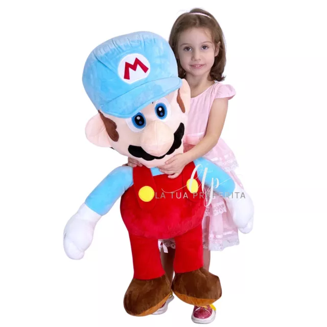 Super Mario Glace (90cm) Peluche Géant Original Nintendo Enfants Garçons