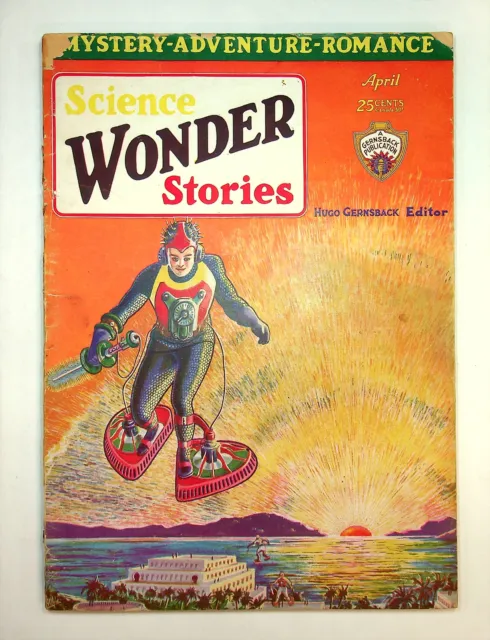 Science Wonder Stories Pulp Apr 1930 Vol. 1 #11 FR/GD 1.5