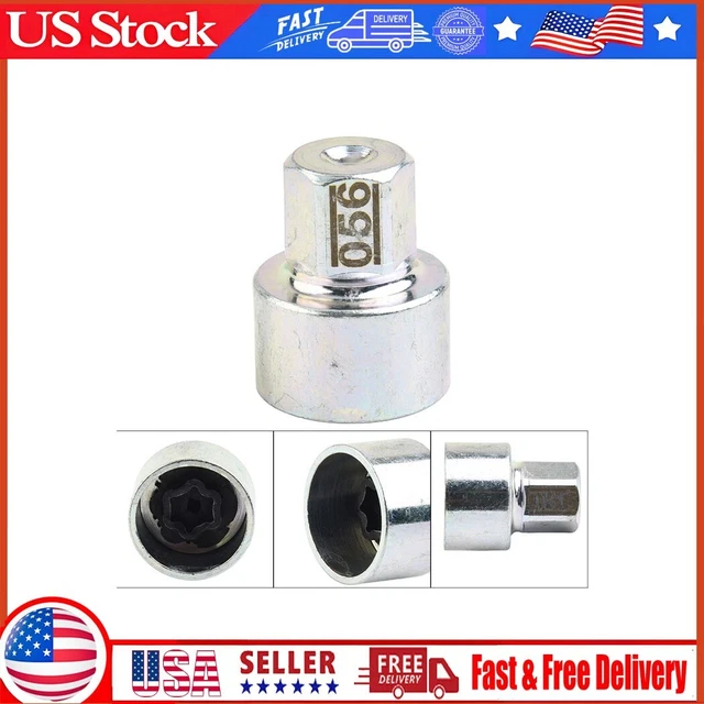 /TIRE WHEEL LOCK AntiTheft Screw Lug Nut Bolt 56 Removal Key Socket