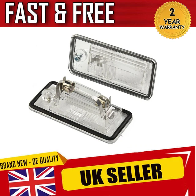AUDI A3 8P AUDI A4 B6 B7 AUDI A6 C5 AUDI A8 Q7 Pair 2X Number Plate