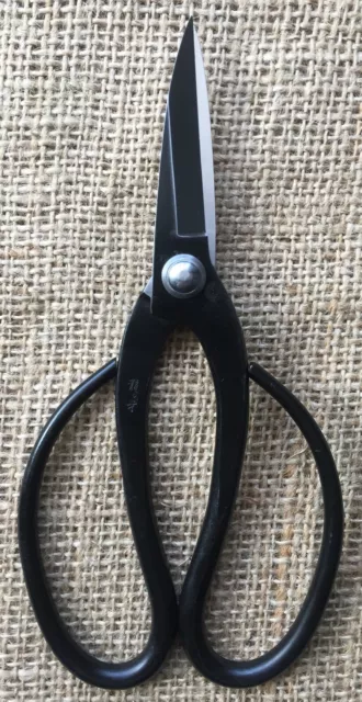 Ryuga Bonsai Tools 160mm Black Carbon Steel Root Scissor (Small Size)