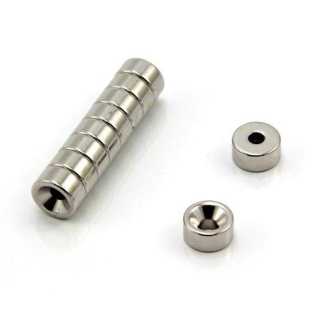 MAGNET Expert Ltd - Confezione da 10 magneti al neodimio, 10 x 5 mm, fino a 2 kg