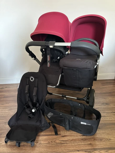 Bugaboo donkey ruby red hood store