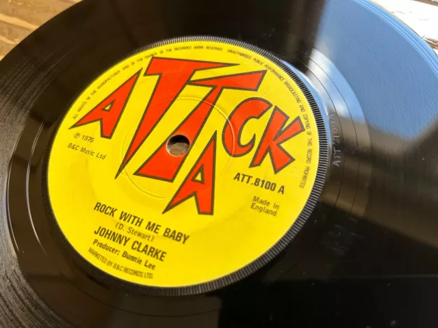 Johnny Clarke/King Tubby Aggrovators: Rock With Me Baby/Crabit Version (1975) 7"