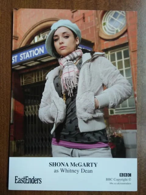 SHONA MCGARTY *Whitney Dean* EASTENDERS NOT SIGNED FAN CAST PHOTO CARD FREE POST