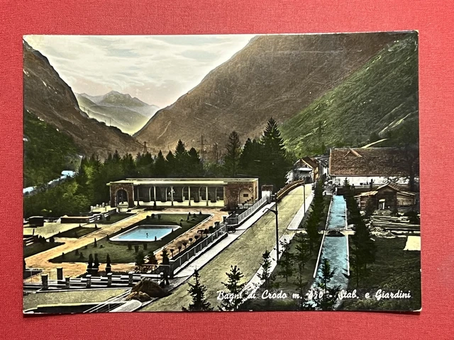 Crodo CARTOLINA - BAGNI di Crodo - Stabilimento e Giardini - 1955 EUR 7,99 ...