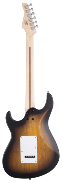 Guitare électrique Cort G110 Open Pore Sunburst Tremolo HSS Humbucker bobine unique 3