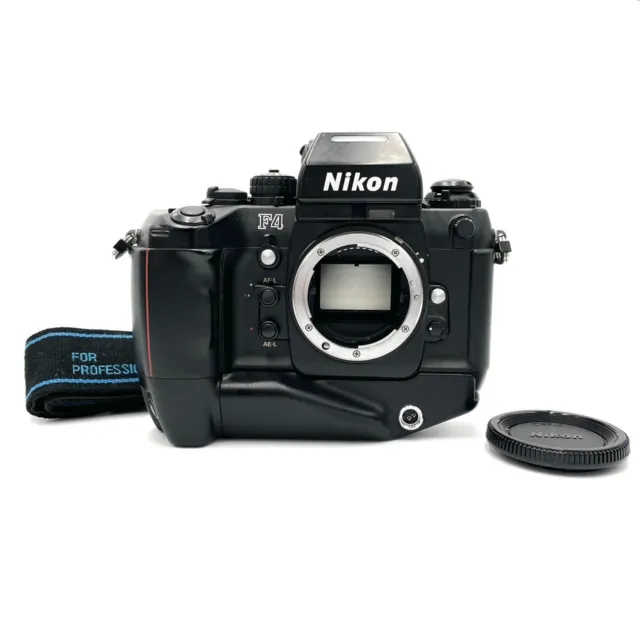 [Casi como nuevo] Cuerpo de cámara fotográfica Nikon F4S SLR 35 mm MB-21 DP-20 con correa de JAPÓN