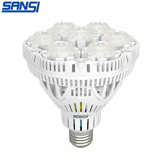 SANSI 36W LED Pflanzenlampe Vollspektrum für Zimmerpflanzen Pflanzenlicht E27 CE