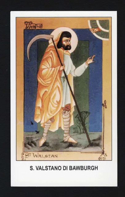 Santino Holy Card Image Pieuse  Heiligenbild  S. Valstano di Bawburgh