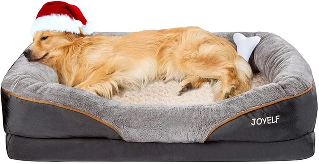 X-Large Memory Foam Dog Bed, Orthopedic Dog Bed & Sofa with Removable Washable C