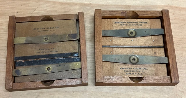 Vintage Kodak Mask Printing Frame for Negatives 3½ x 3½ Lot of (2)