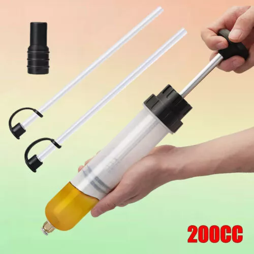 Automotive Oil Fluid Extractor Hand Pump Suction Vacuum Fuel Car Transfer 200CC