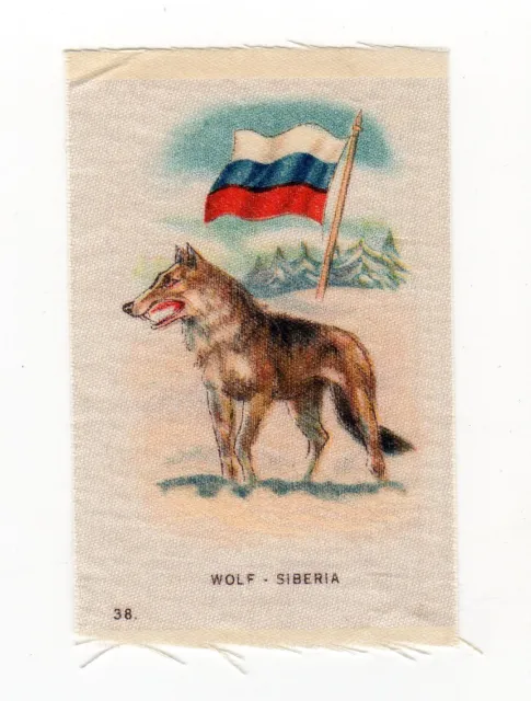 Tobacco Silk Cigarette - Wolf - Siberia # 38 In Series - Imperial Tobacco Co
