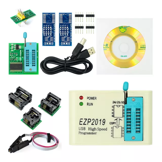 EZP2019 USB SPI High Speed Programmer Support 24 25 93 EEPROM 25 Flash Bios Chip