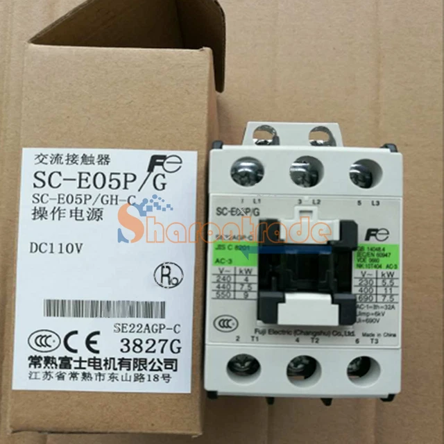 1PCS NEW FUJI SC-E05P/G DC24V DC48V DC110V DC220V contactor