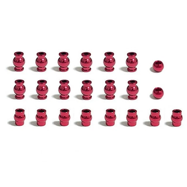 Komplettes 22 StüCk Aluminium Legierung Drehpunkt Kopf Set für Arrma Y4C7
