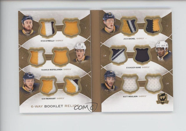 2015 The Cup 6-Way Booklet Relics /48 Ryan O'Reilly Rasmus Ristolainen Rookie RC