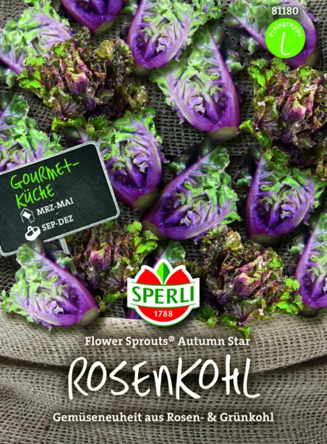 Rosenkohl 'Flower Sprouts® Autumn Star' - Brassica oleracea, Samen, 81180