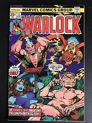 Warlock 12 (1976, Marvel) 1st Cover and Origin Of Pip The Troll Jim Starlin