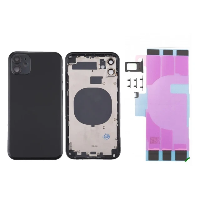 Coque arrière en verre compatible pour iPhone 12 Pro
