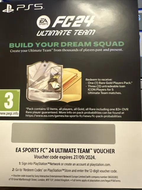 Ea Sports Fc 24 Ultimate Team Voucher