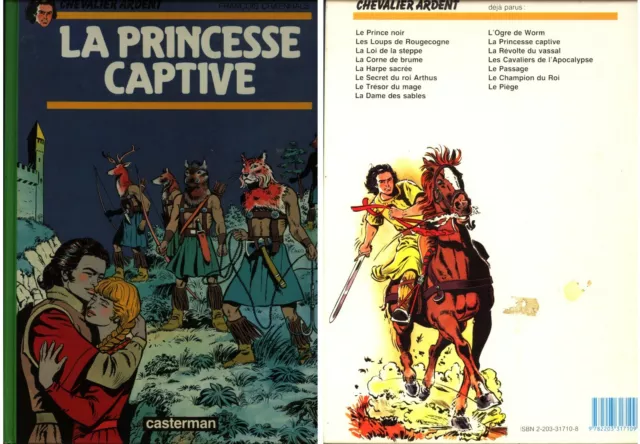 BD : CHEVALIER ARDENT : ‘’La princesse captive’’, par François Craenhals - 1978