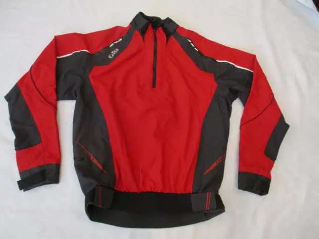 Gill Men's XL Pro Top Sailing Racing Waterproof Pullover Jacket Taped Seams Red