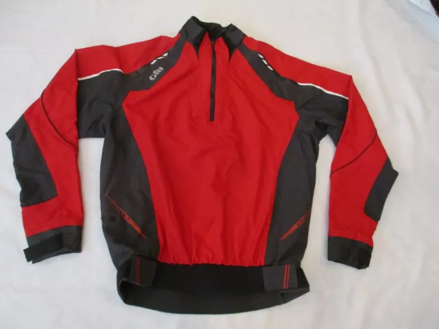 Gill Men's XL Pro Top Sailing Racing Waterproof Pullover Jacket Taped Seams Red Gill Men's XL Pro Top Sailing Racing Waterproof Pullover Jacket Taped Seams Red