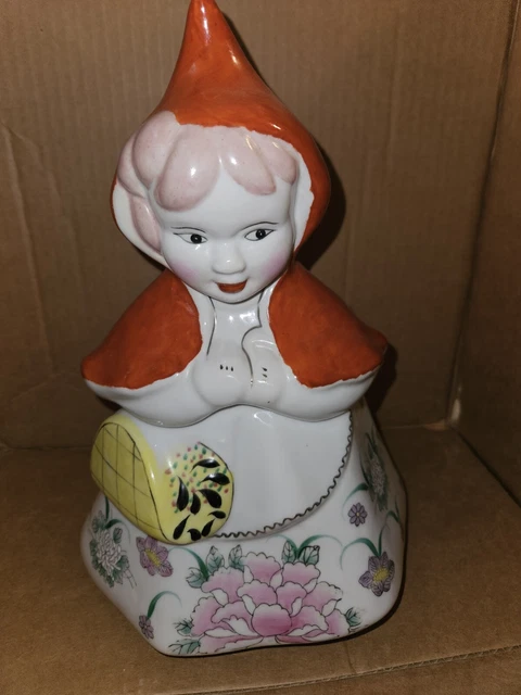 VINTAGE MCCOY LITTLE Red Riding Hood cookie jar $75.00 - PicClick