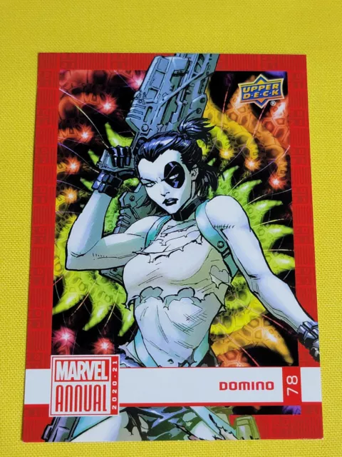 2020-21 Upper Deck Marvel Annual Domino Fractal Parallel #78