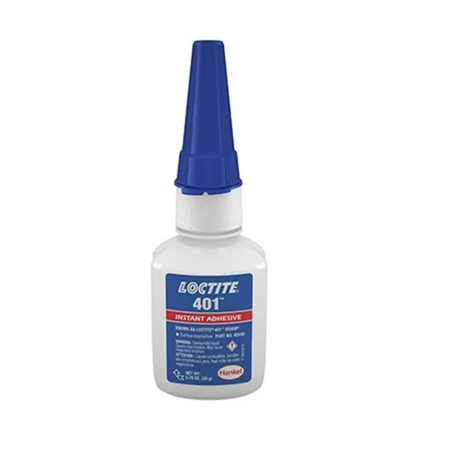 Loctite 401 Super Glue Instant Adhesive For Metal Rubber Ceramic Leather 20G